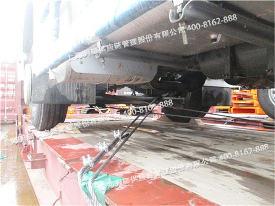 攪拌車裝箱方案