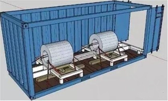 集裝箱裝載卷鋼貨物裝載建議、裝箱方案