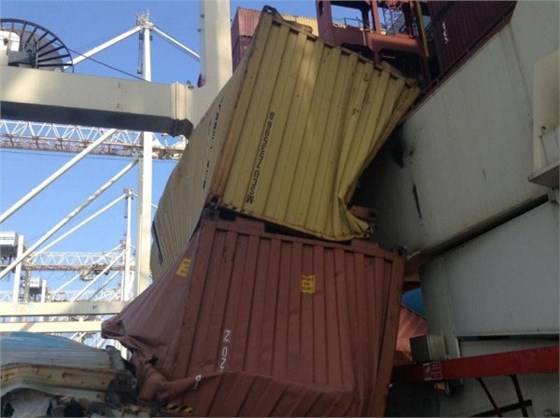 GERNER MAERSK發(fā)生事故，五個(gè)集裝箱全部損壞