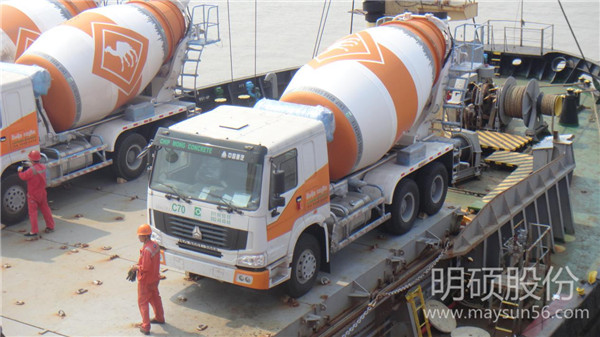 《中聯(lián)重科出口》攪拌機(jī)設(shè)備出口非洲海運(yùn)運(yùn)輸