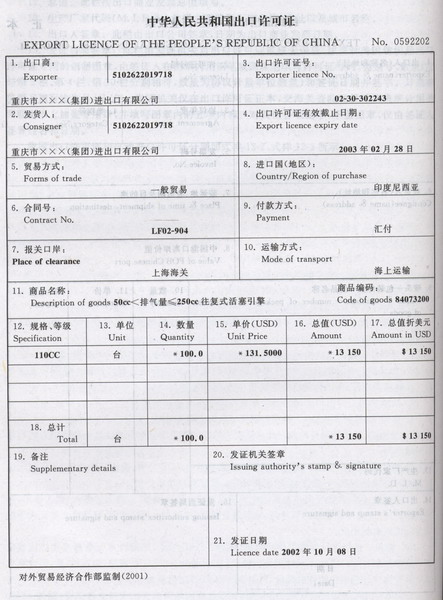 海運(yùn)散雜貨出口單證操作相關(guān)知識