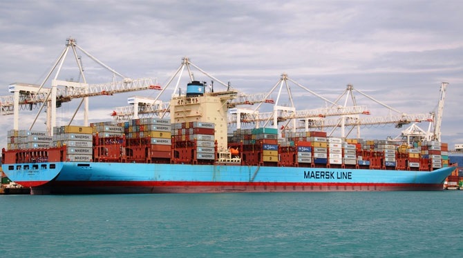GERNER MAERSK發(fā)生事故，五個(gè)集裝箱全部損壞